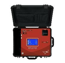 Rapidox SF 6 6100 Pump Back Gas Analyser The Rapidox SF 6 6100 Pump Back is a battery operated, fully automated SF 6 gas analyser designed for monitoring and analysing the quality of SF 6 within