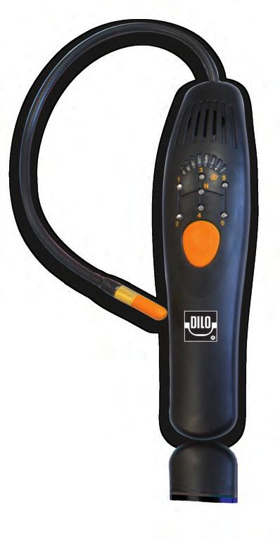 For quick tracing of small leaks 3-033-R002 -LeakPointer The cordless battery-operated device measures in six sensitivity levels within a very short response time.