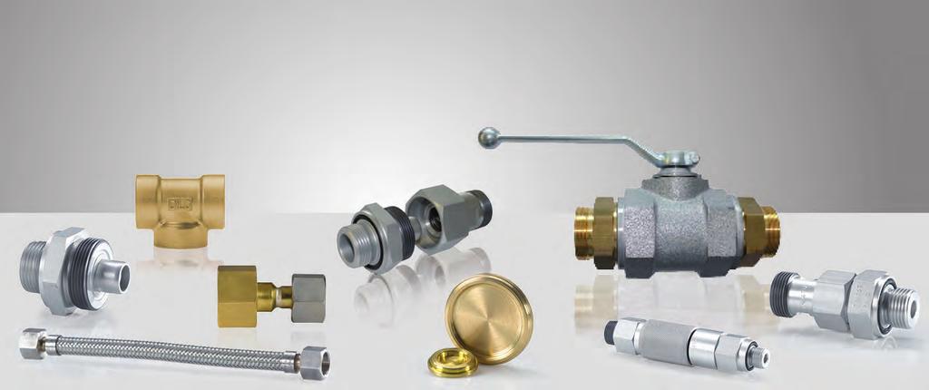 Valves and Couplings Hermetically sealing connections on gas compartments Are you looking for pressure and vacuum tight valves and couplings for gas use? DILO is the right choice!