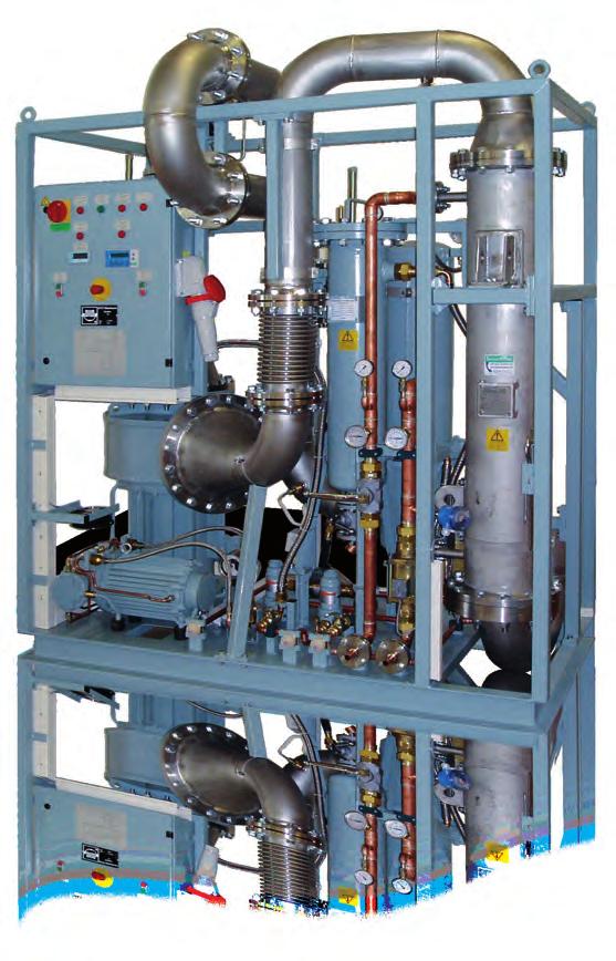 Special plants Refrigeration units for gas insulated transformers (GIT) and accelerator plants The essential advantage of our refrigeration units is that the
