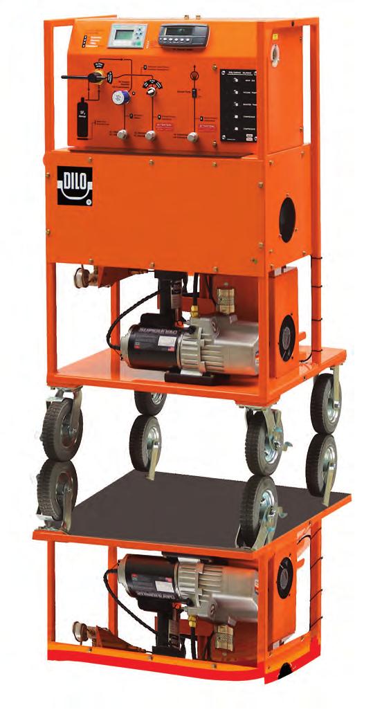 For efficient gas handling on small gas compartments B143R11 Small service cart The compact and mobile unit meets all requirements for efficient gas handling in the medium voltage range.