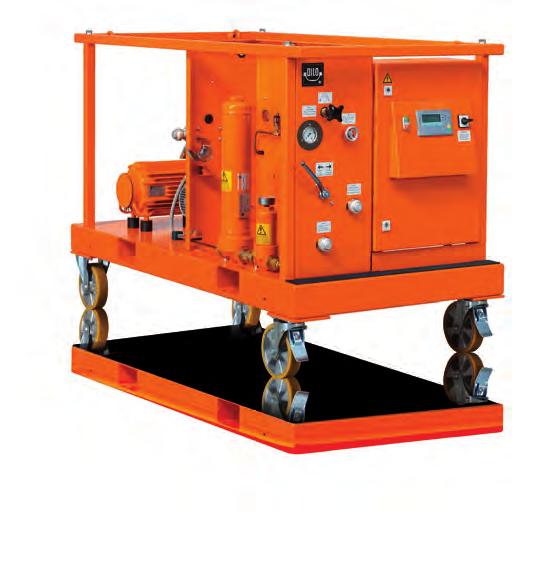 gas service carts B057R.. / B058R.. Compact Series For easy maintenance on high voltage switchgear B057R.. / B058R.. gas service carts This robust series comprises several versions allowing gaseous and liquid storage.