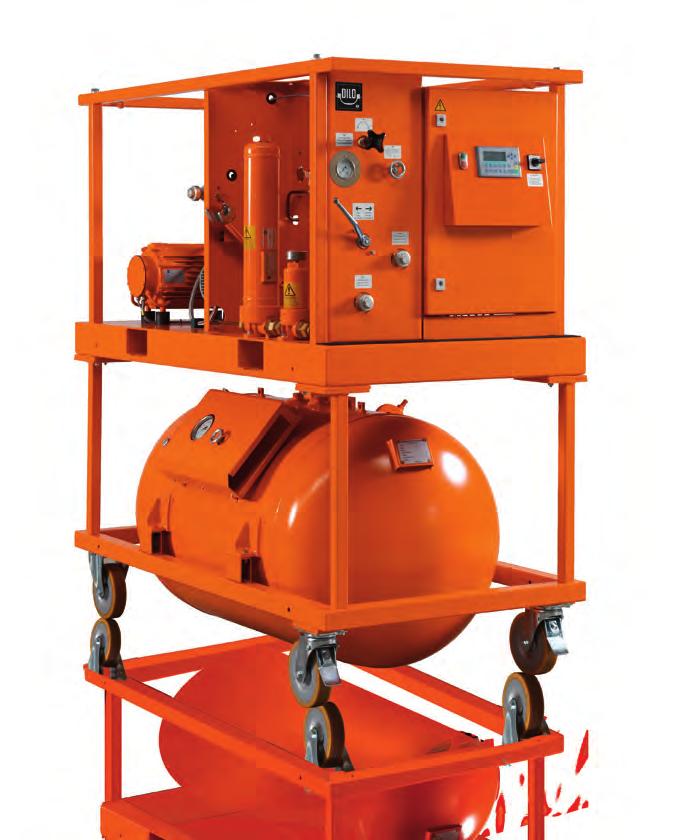B058R03 gas service cart Mounted on a pressure tank Optional equipment (mounted) at an extra charge: 600 l / 25 bar pressure tank