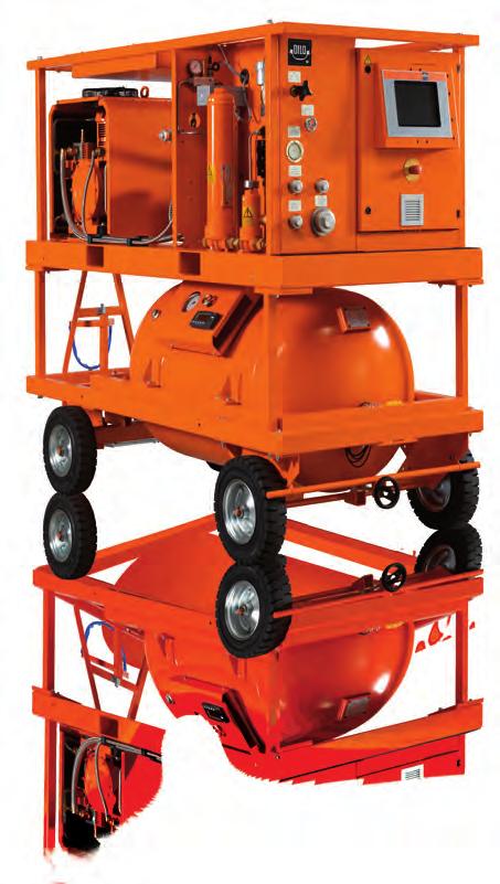 gas service carts L170R01 / L280R.. / L550R.. Mega Series Maintenance devices for large and extra large gas compartments L170R01 / L280R.. / L550R.. gas service cart These service carts are our most powerful devices and guarantee quick maintenance of gas compartments.