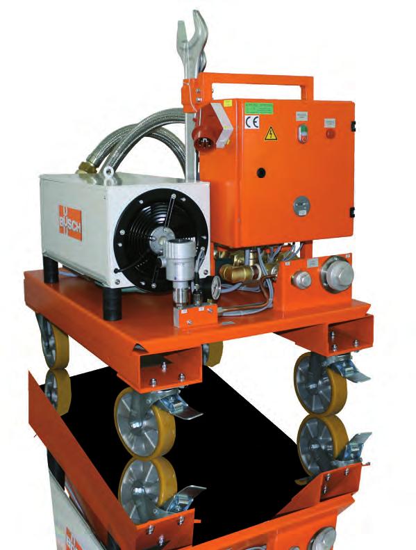 B131R61 Mobile oilfree suction pump unit 100 m 3 /h Final vacuum < 1 mbar Technical data: Dimensions: L