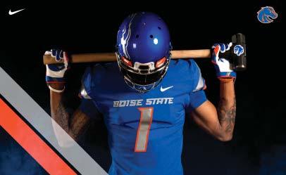 UNIFORMS Boise State unveiled a new look for the 2017 season, the first time the Broncos have overhauled their Nike