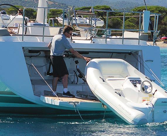 The boat was built on a brand-new production line, which allowed the company to produce a boat with the size and functionality of a superyacht, but still provide significant value by keeping the