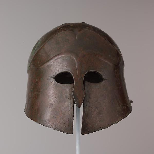 25 Figure 1: Bronze Helmet of South Italian-Corinthian Type,