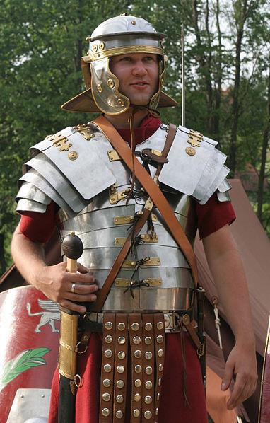 26 Figure 2, Roman Soldier in Lorica Segmentata,