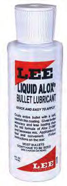 00 Try this with your bullet lubricant Lee Liquid Alox Lee Liquid Alox gives better accuracy because it eliminates leading.