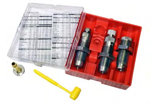 The Ultimate set includes a full length resizing die that allows you to restore any case to factory original dimensions so that you can fire form in your gun and then reload using the superior Collet