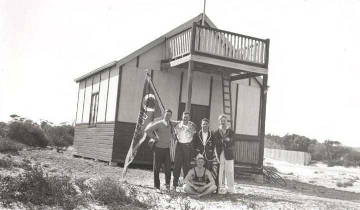 Ocean Beach Surf Lifesaving Club Following their return from active service in the Great War, a group of Woy Woy residents who commuted by steam train from Sydney, decided that due to its popularity,