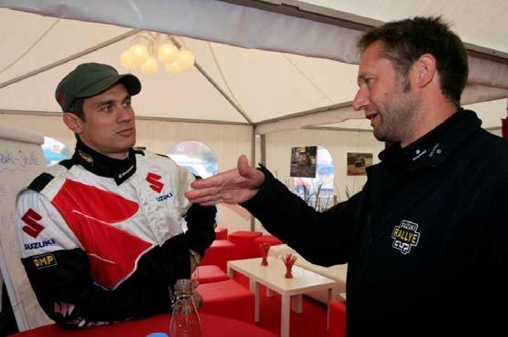 Rally-crack and Suzuki Cup sports director Niki Schelle