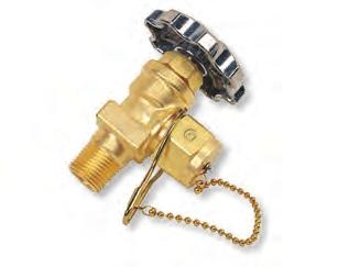 Pressures to 200 PSIG (1400 kpa) 101 401 VALVED "Y" CONNECTIONS, BRASS Pressures to 200 PSIG (1400 kpa) For use of two cutting and/or two welding torches at once Precision shut off valves 111 PART NO.