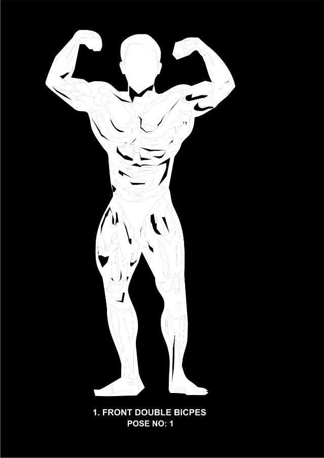 1.2 Men s Bodybuilding Compulsory Poses: 1.3 1.1 Assessing the male physique: In assessing the male physique, the overall shape and that of the various muscle groups is important.