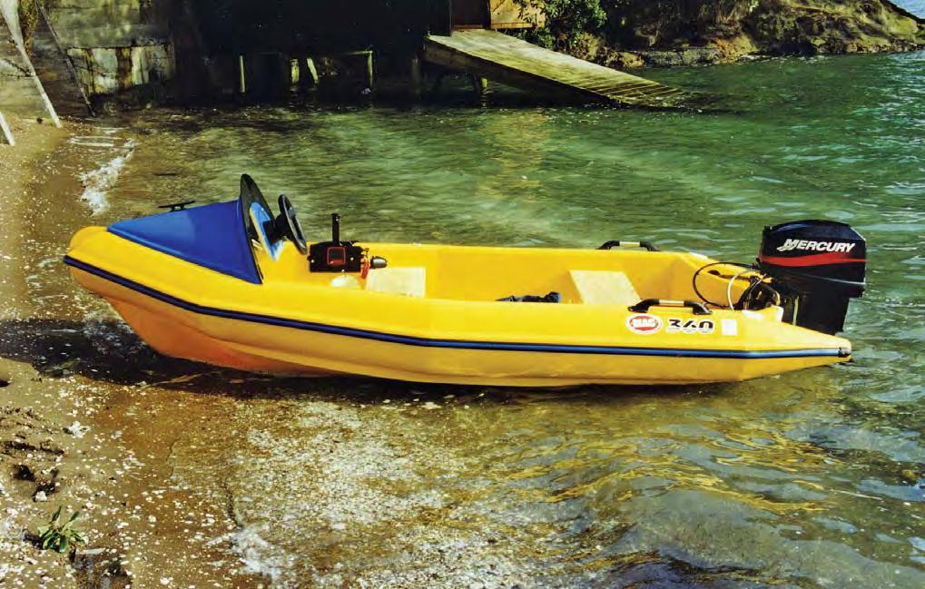 Mac 360 Forward Steer A great little lake, or estuary boat, or tender that can take the occasional hard knock against