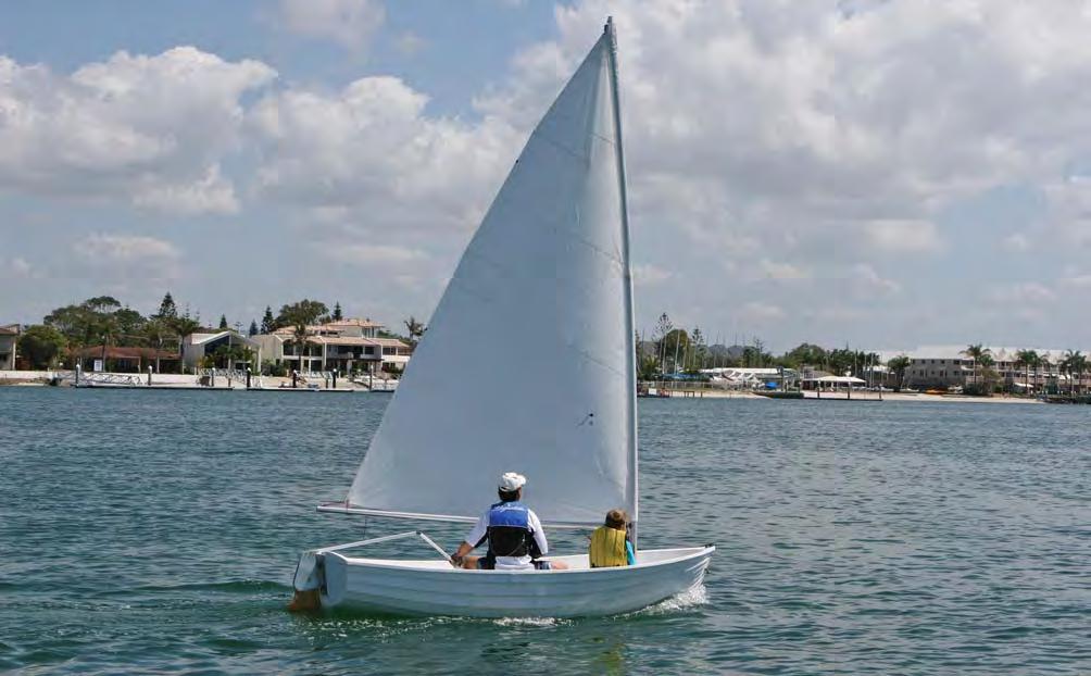 Mac 370 Sailing Dinghy The Mac 370 is styled as a traditional clinker built dinghy for sailing.