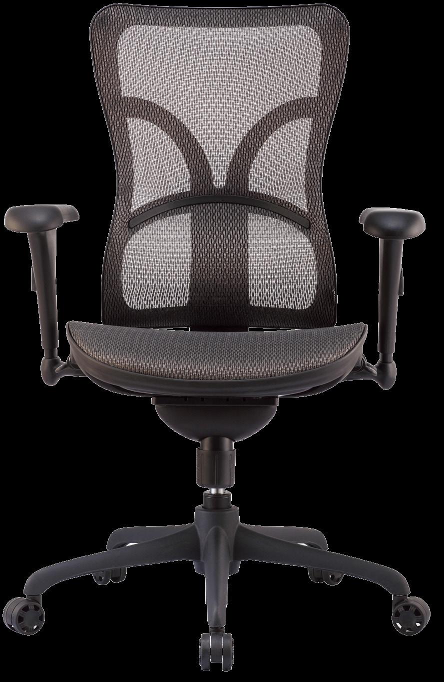 back movement Coordinating guest chairs Dark gray Elevation Series mesh, vinyl, and leather options NEED TO