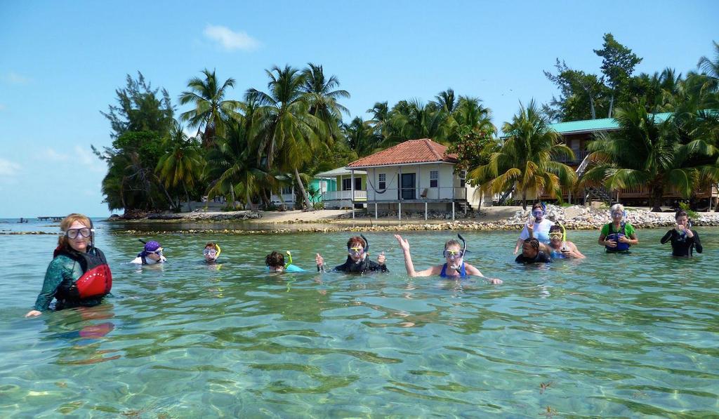 HIGHLIGHTS KAYAKING AND SNORKELING BELIZE MARCH 10-16, 2018 TRIP SUMMARY Kayak in warm Caribbean waters over reefs full of diverse marine life Snorkel among reefs teeming with brightly colored fish
