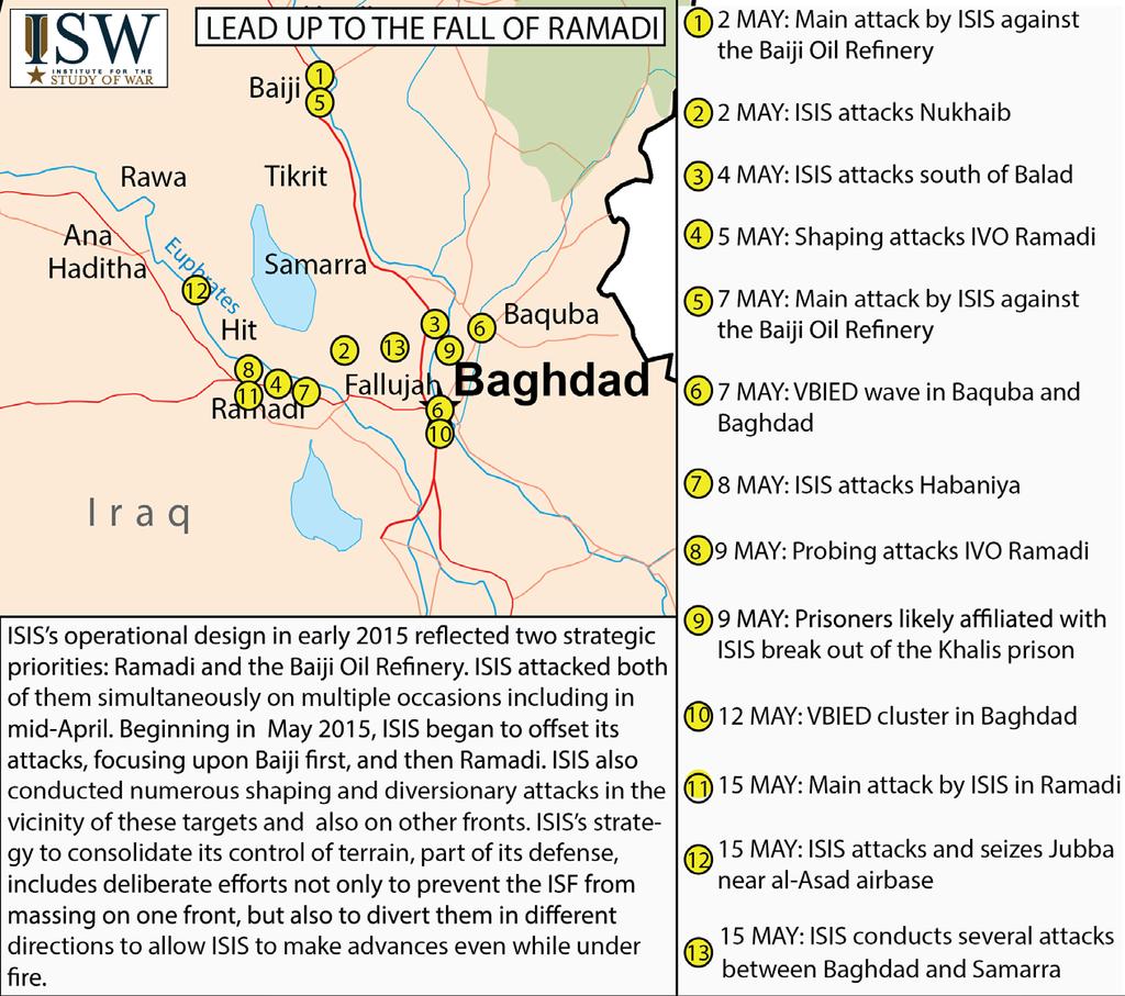 ISIS s Attacks Throughout Iraq before