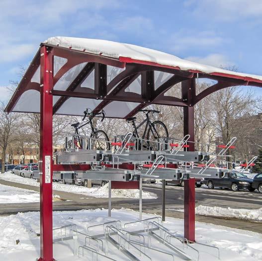 Though it is not designed to be a lockable bike rack, it s perfect for holding your bike while gearing up for the
