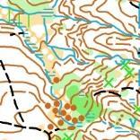 2017 (Monday) Middle distance map Łysa Góra scale 1: 10 000 or 1:7 500, e - 5 m, author: Piotr Pietroń Terrain