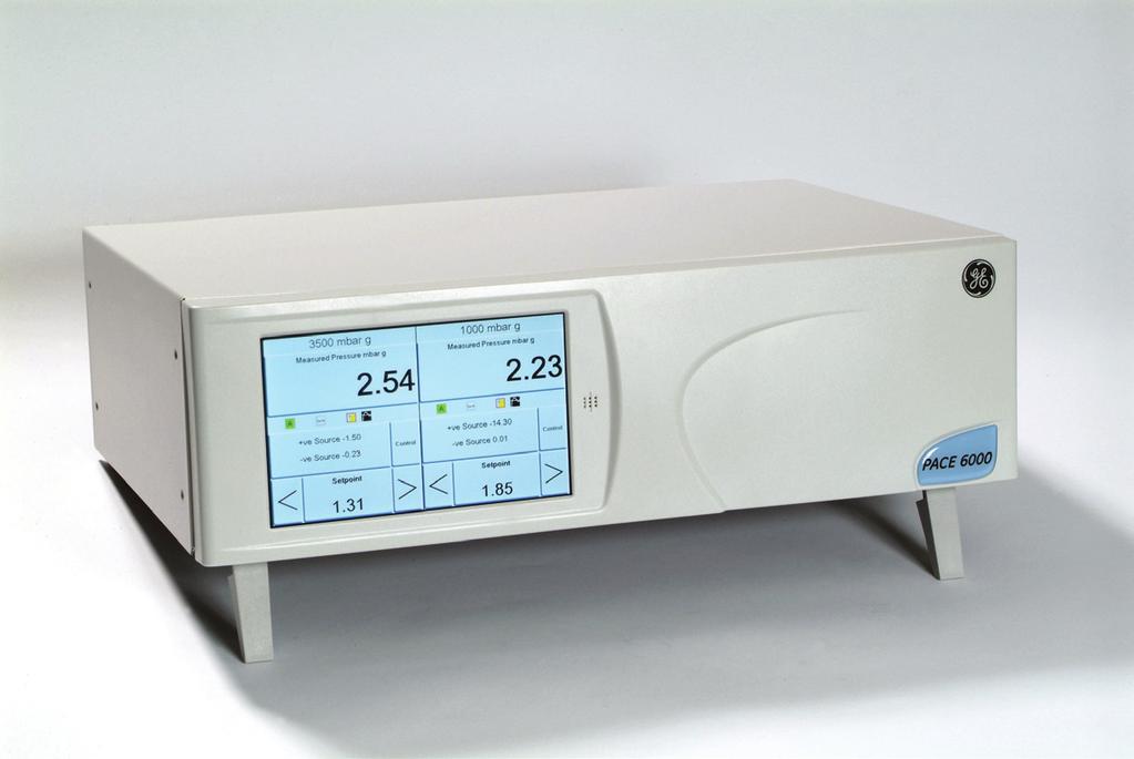 PACE Modular Pressure Controller The new PACE pneumatic modular pressure controller brings together the latest control and measurement technology from GE to offer an elegant fast flexible and