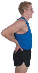 back. Easy Elbows Back 1. Stand or sit up right, keeping your back straight, head looking forward. 2.