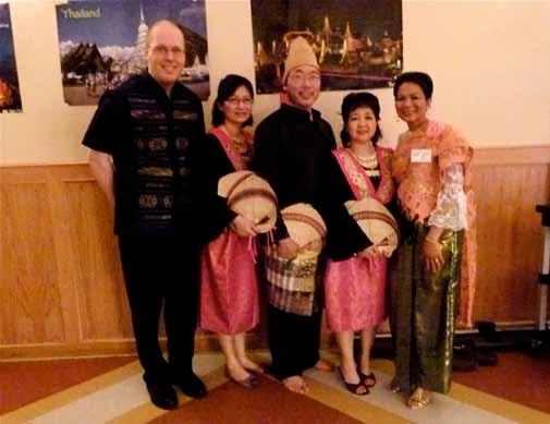 wishing good luck. So the Thai community in Calgary decided to celebrate this event by hosting a Cultural night at Beddington Community Hall.