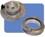 Vehicle Bearings For mounting masts through the roof of a vehicle. The assembly comprises an upper and lower aluminium bearing.