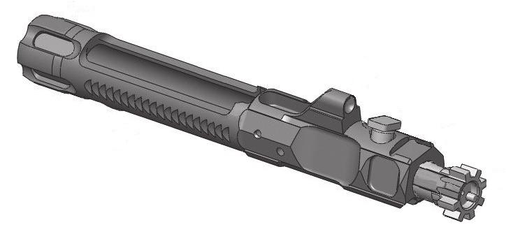 Cam Pin Bolt Bolt Carrier BOLT CARRIER The bolt houses the firing pin, the extractor and the ejector.
