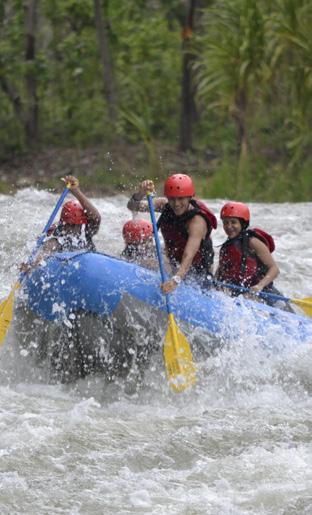 Our rafting tour brings you to Savegre River or Naranjo River. Rafters should be ready for a great adventure.
