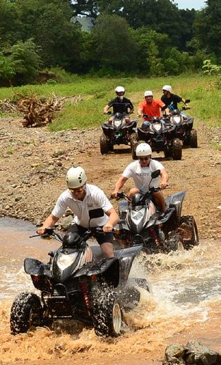 ATV Tour Vista Los Sueños 2-hour ATV Jungle Adventure This stimulating adventure starts at the visitors center, where you receive instructions followed by a test run on the specially designed private