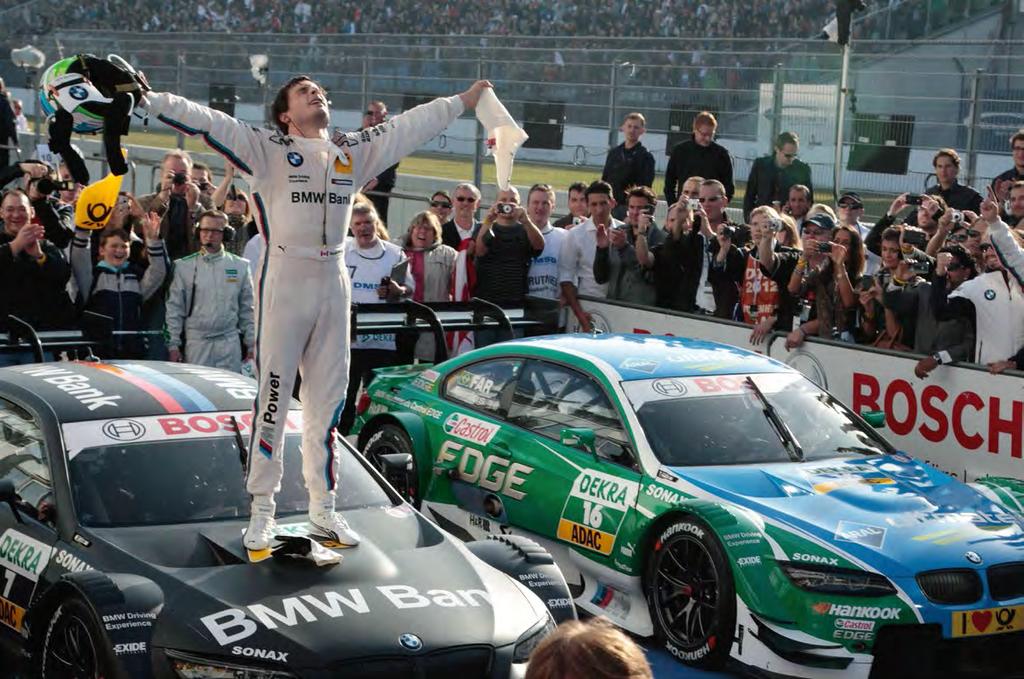 2013 2013 sees BMW Motorsport expand its DTM commitment, with eight BMW M3 DTMs rather than six cars. BMW Team MTEK and its drivers Marco Wittmann and Timo Glock join the squad.