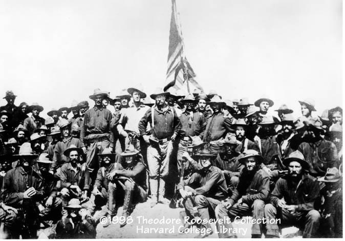 Roosevelt as part of this volunteer regiment