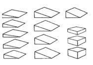 5 x 8 x 8 1 each 11 deg Triangle 2 x 10 x 10 1 each 14 deg Triangle 2.5 x 10 x 10 1 each 15 deg Triangle 2 x 8 x 8 1 each 16 deg Triangle 3 x 10 x 10 1 each 19 deg Triangle 3.