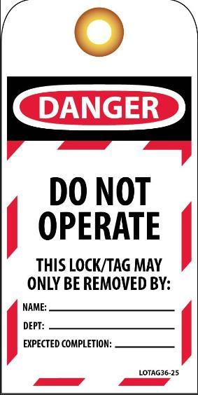 LOTO Requirements Contractor(s) brought into the facility must comply with the lockout/energy control procedures; non-compliance with the procedure