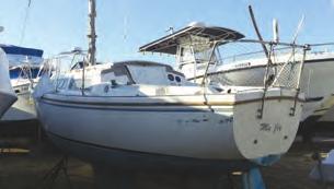 net 91502 SAILBOAT 24' 1984 SEA FORTH COASTAL CRUISER, 9hp Renault Diesel, boat is sail away equipped, tandem trailer, all very