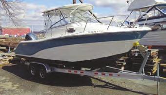 S/300hp Yamaha OB, 19 hrs, trl, canvas, fish rigged, $65,000 24 95 Four