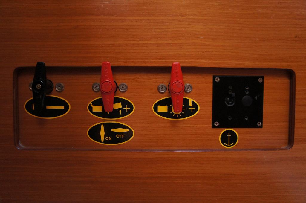 13 Batteries Your yacht is not equipped with a generator. Therefore anytime you use electricity on the boat you will need to charge you batteries to replenish energy used.