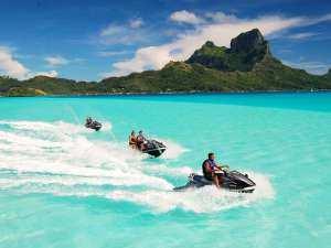 Where: Departure from the Beach House When: 12:30 pm 20 000 XPF per jet-ski OPTION 2: THE FULL TOUR OF THE