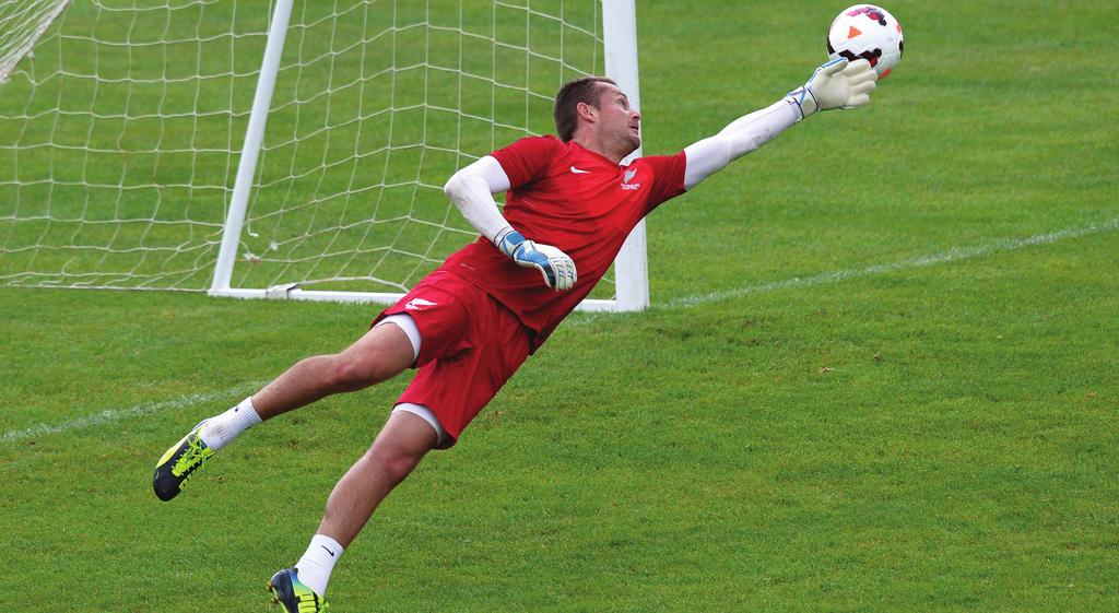 INTRODUCTION TO GOALKEEPING COACHING When diving for a shot on the ground ensure your bottom side hand is a barrier to the ball whilst your top side hand traps the ball between your bottom hand and