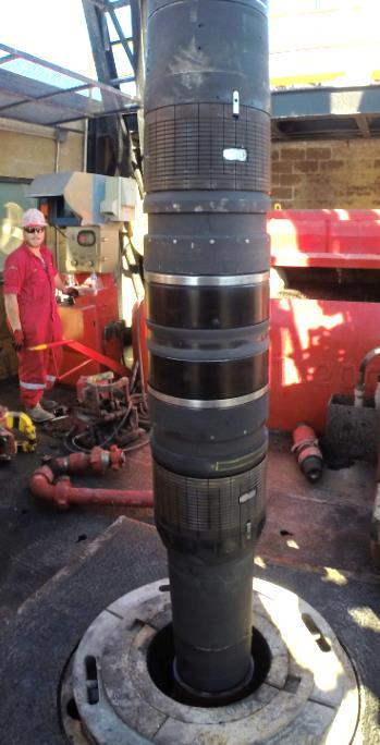 Obex Annular Casing Packer Full Function Testing Performed at Halliburton s Mike Adams test well and HTGTF in Carrollton, TX Function testing included: Run in hole/reciprocation simulating running