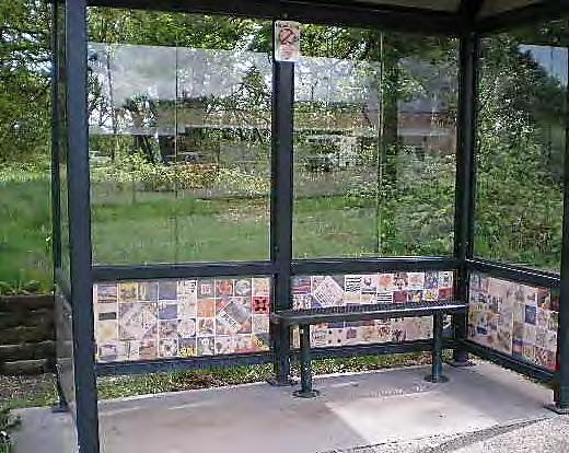 Any artwork applied to Pierce Transit shelters will be maintained by the organization responsible for the installation, and they will pay for any repairs or to refresh the coverings.