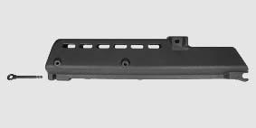 The eyebolt also serves as an axle for the bipod (special purpose accessory). Fig.
