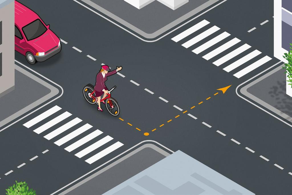 When the road is clear, make the left turn. Advanced stop line An advanced stop line is a space reserved for cyclists at junctions with traffic lights.