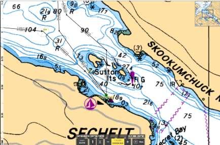 Egmont - Backeddy Marina 49 o 45.5' North Latitude - 123 o 56.4' West Longitude Backeddy Marina, http://backeddy.ca/. Radio Backeddy Marina on VHF 66A.