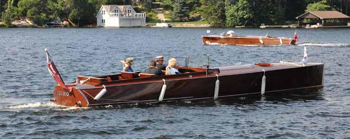 Harry English purchased CHIMO in the mid 40s, named her Betty, and used her to take tourists on the lakes until the mid 50s.