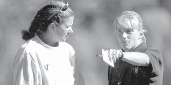 In 1997, Griffin was charged with tutoring freshman goalkeeper Leslie Weeks who finished with four shutouts in her inaugural season.