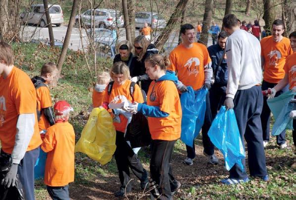 ACH Volley s green campaigns Šišenski hrib, 2012 All strategic documents of ACH Volley stress our commitment to the preservation of clean environment and our concern for the next generations;